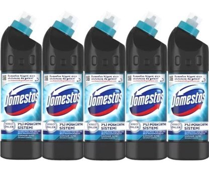 Domestos 7'li Püskürtme Sistemi Okyanus Esintisi Jel Çamaşır Suyu 5x693 ml
