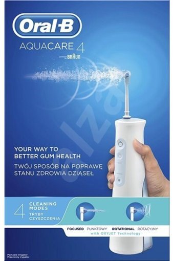 Oral-b Aquacare Oxyjet Kablosuz Şarjlı 360° Dönebilme Basınç Kontrolü 4 Modlu Ağız Duşu