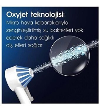 Oral-b Kablosuz Şarjlı 360° Dönebilme Basınç Kontrolü 5 Modlu Ağız Duşu
