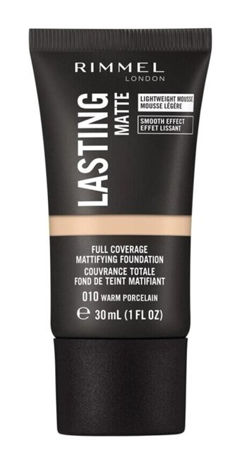 Rimmel London Lasting Matte 010 Warm Porcelain Krem Tüp Fondöten 30 ml
