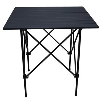 Solano Fishing 67x62 cm Çantalı Dikdörtgen Alüminyum Gövdeli Antrasit Kamp Masası