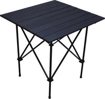 Solano Fishing 67x62 cm Çantalı Dikdörtgen Alüminyum Gövdeli Antrasit Kamp Masası