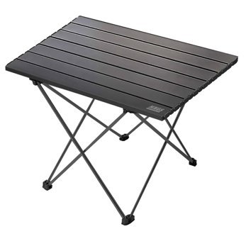 Haegs Full Orta Boy 55x41 cm Çantalı Dikdörtgen Alüminyum Gövdeli Siyah Kamp Masası