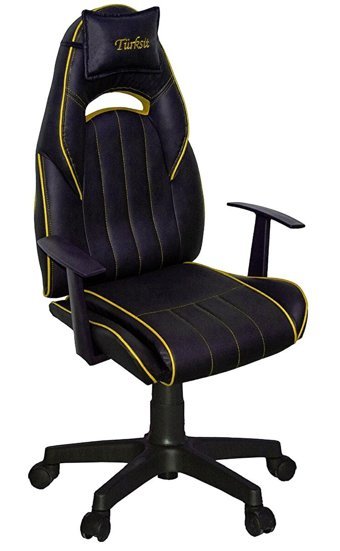 Türksit Mini Choper Kumaş Oyuncu Koltuğu Sarı - Siyah
