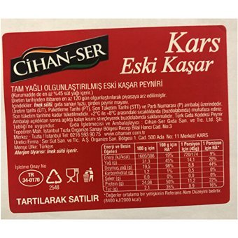 Cihanser Eski Kaşar Peyniri 1 kg