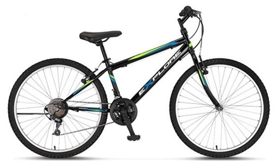 Ümit 2633 Explorer 26 Jant 21 Vites Dağ Bisikleti Siyah