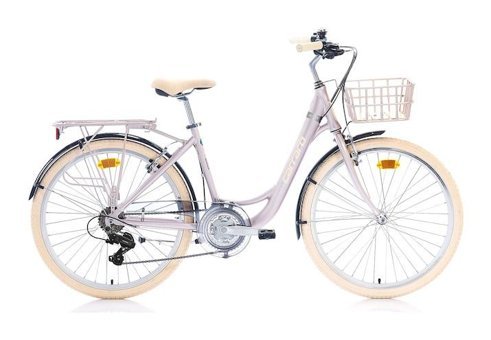 Carraro 28 Jant 21 Vites Şehir Bisikleti Krem-Pembe