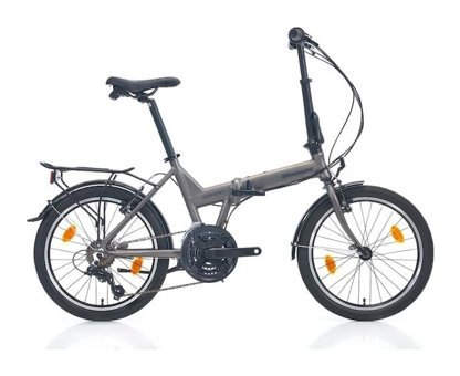 Bianchi Adhoc F21 20 Jant 21 Vites Katlanır Şehir Bisikleti Gri