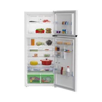 Beko 978556 EB Çift Kapılı No Frost E Enerji Sınıfı 557 lt Beyaz Üstten Donduruculu Kombi Tipi Buzdolabı