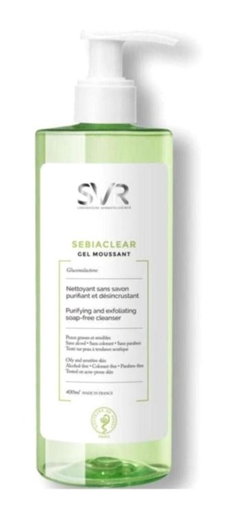 Svr Sebiaclear Hassas ve Yağlı Ciltler Yüz Temizleme Jeli 400 ml