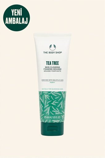 The Body Shop Tea Tree Lekeli Ciltler Yüz Temizleyici Köpük 125 ml
