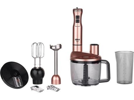 Stilevs Kendo Pro 2000 ml Plastik Buz Kırıcılı Turbo Fonksiyonlu Çift Bıçaklı 3'lü Büyük Blender Seti Rose