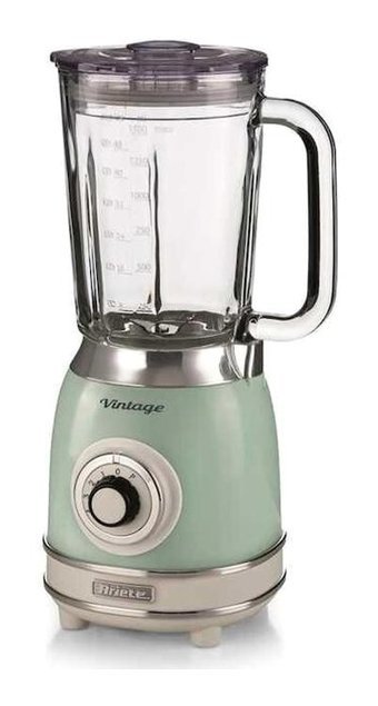 Ariete Vintage 0583/04 1500 ml Cam Buz Kırıcılı Turbo Fonksiyonlu 4 Bıçaklı Tekli Büyük Sürahili Blender Yeşil