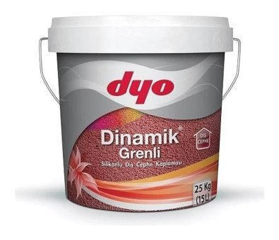 Dyo Dinamik Silikonlu Grenli Su Bazlı Dış Cephe Boyası 25 kg Beyaz