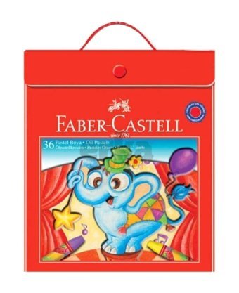 Faber-Castell 5281125137 Çantalı 36'lı Kalem-Yağlı Pastel Boya