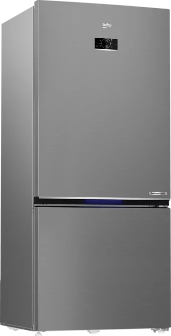 Beko 683615 EI Çift Kapılı No Frost D 615 lt Klasik Gri Alttan Donduruculu Kombi Tipi Buzdolabı