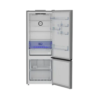 Beko 670475 EI Çift Kapılı No Frost E Enerji Sınıfı 475 lt Klasik Gri Alttan Donduruculu Solo Buzdolabı