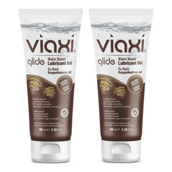 Viaxi Yenilebilen Çikolatalı Kayganlaştırıcı Jel 2x100 ml