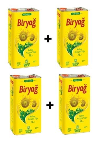 Biryağ Teneke Ayçiçek Yağı 4x5 lt