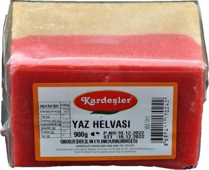 Kardeşler Şekerleme Yaz Helva 900 gr