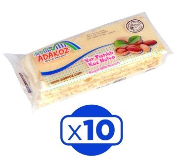 Adakoz Yer Fıstıklı Koz Helva 10x55 gr