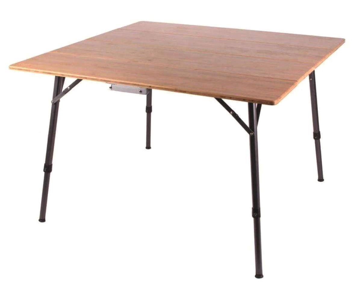 Freecamp 90x90 cm Kare Aliminyum Kahverengi Kamp Masası
