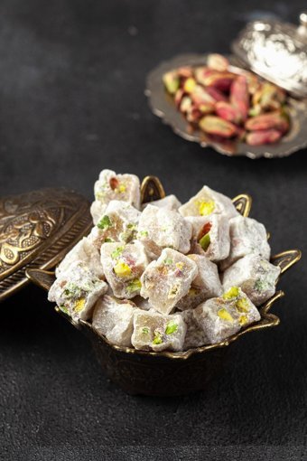 Hüsrevzade Antep Fıstıklı Çifte Kavrulmuş Lokum 500 gr