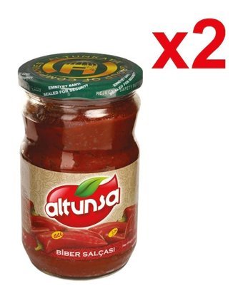 Altunsa Antep Acılı Biber Salçası 2x640 gr