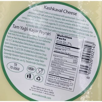 Tekin Gurme Kaşar Peyniri 2x700 gr