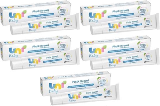 Uni Baby Parfümsüz Parabensiz Pişik Kremi 5x30 ml