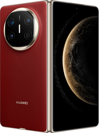 Huawei Mate X6 512 GB Hafıza 12 GB Ram 6.45 inç 50 MP Katlanabilir Çift Hatlı OLED Ekran HarmonyOS Akıllı Cep Telefonu Kırmızı