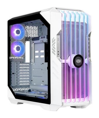 Cooler Master HAF700 EVO RGB Mesh 5 Fanlı Beyaz Dikey Kullanım E-ATX Oyuncu Bilgisayar Kasası