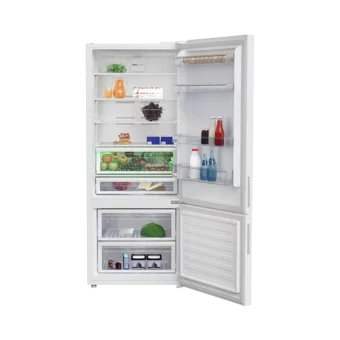 Beko 674532 MB Çift Kapılı Statik F Enerji Sınıfı 497 lt Alttan Donduruculu Solo Kombi Tipi Buzdolabı