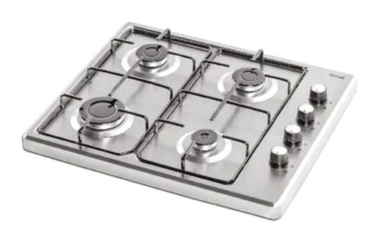 Cvs DN 452 Paslanmaz Çelik 4 Gözlü Gri Doğalgazlı Set Üstü Ocak