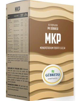 Gübretaş Mkp PK Gübre 0 52 34 Toprak Toz Gübre 1 kg