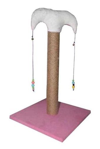 Bedspet 50 cm Kedi Tırmalama Tahtası Pembe