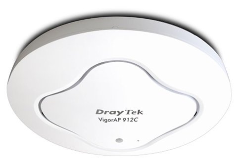 Draytek VigorAP 912C 5 Ghz 1200 Mbps Dual Band Mesh İç Mekan Tavan Tipi Access Point Router