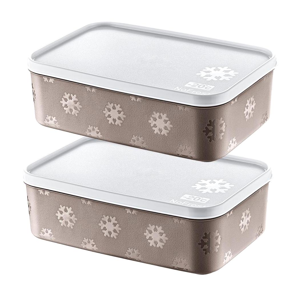 Smartware No Frost Terra 4'lü Dikdörtgen Plastik Saklama Kabı 1.6 lt