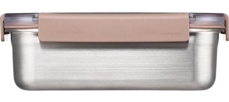 Lockn Lock Dikdörtgen Çelik Saklama Kabı 1 lt