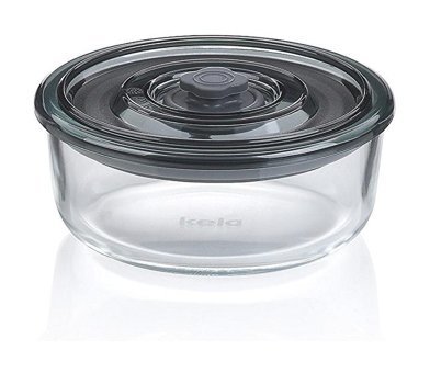 Kela Aurelia 2'li Yuvarlak Cam Saklama Kabı 170 ml