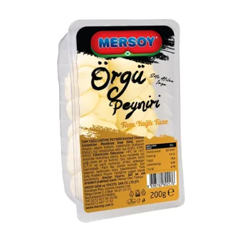 Mersoy Tam Yağlı Örgü İnek Peyniri 200 gr