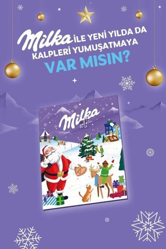 Milka Takvimli Sütlü Sütlü Çikolata 90 gr 2'li