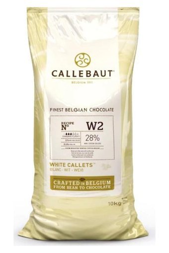 Callebaut W2 Beyaz Çikolatalı Çikolata 10 kg
