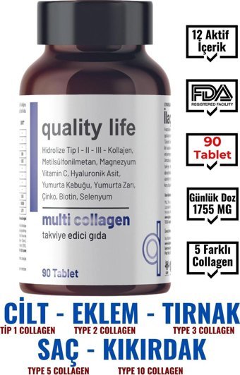Quality Life Kolajen 90 Tablet