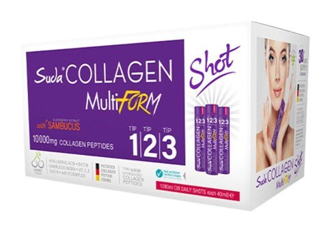 Suda Vişne Aromalı Sıvı Kolajen 30'lu