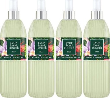 Eyüp Sabri Tuncer Yağmur Ormanları Sprey Pet Şişe Kolonya 4x150 ml