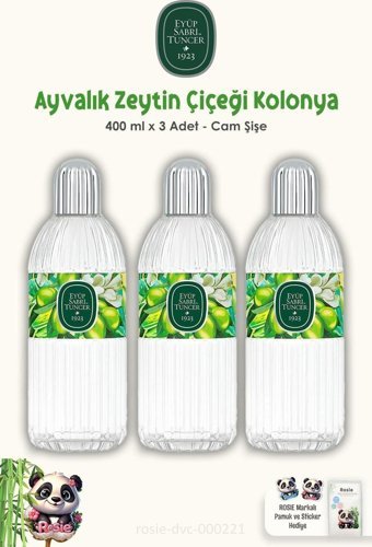 Eyüp Sabri Tuncer Ayvalık Zeytin Çiçeği Cam Şişe Kolonya 400 ml