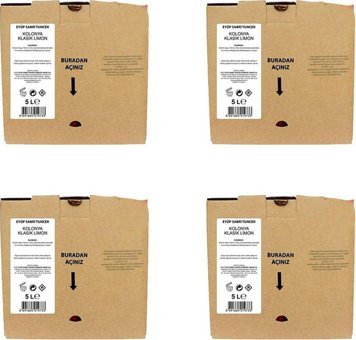 Eyüp Sabri Tuncer Limon Pet Şişe Kolonya 4x5 lt