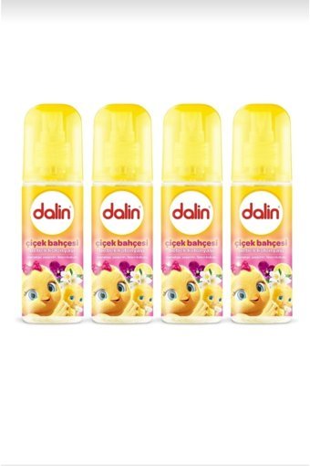 Dalin Çiçek Bahçesi Sprey Pet Şişe Kolonya 4x150 ml