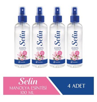 Selin Manolya Pet Şişe Kolonya 4x100 ml